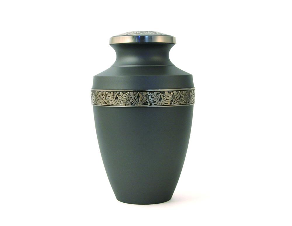 Grecian Rustic Pewter Urn