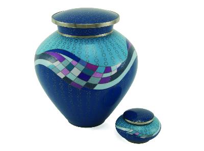 Teal Opulence Urn