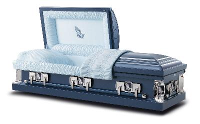 Praying Hands Metallic Blue