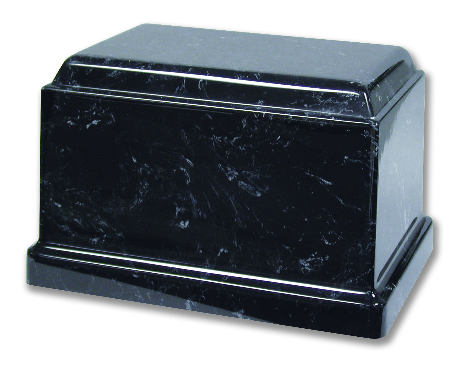 Black Marble Urn