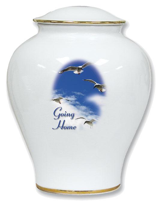Going Home Porcelain Urn