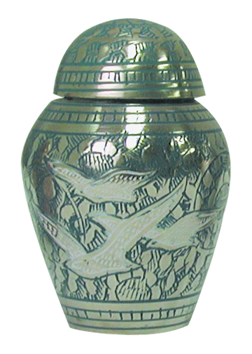 Blue Going Home Birds Keepsake Urn