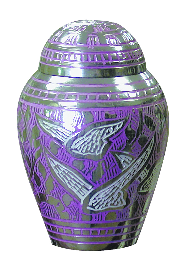 Pink Going Home Birds Keepsake Urn