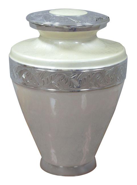 Silver Pearl Keepsake Urn