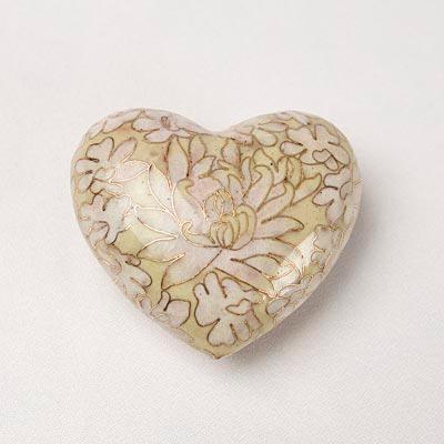Opal Heart Keepsake Urn