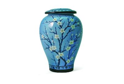 Floral Plum Blossom Urn