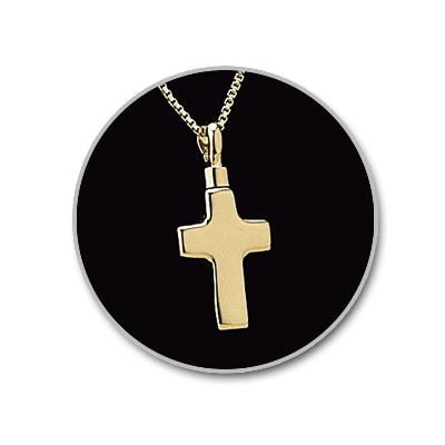 Small Gold Vermeil Cross Pendant